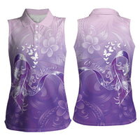 Lupus Awareness Month Women Sleeveless Polo Shirt Polynesian Style LT05 - Polynesian Pride