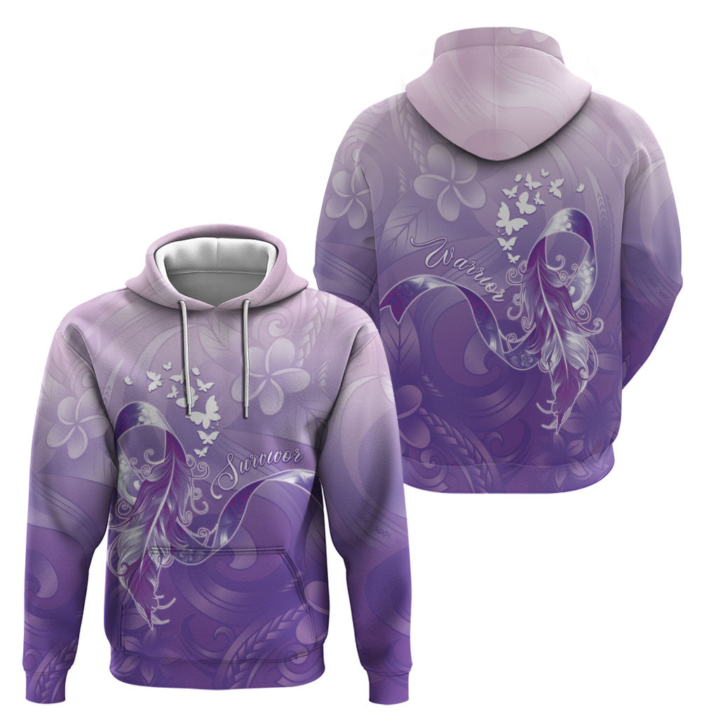 Lupus Awareness Month Zip Hoodie Polynesian Style