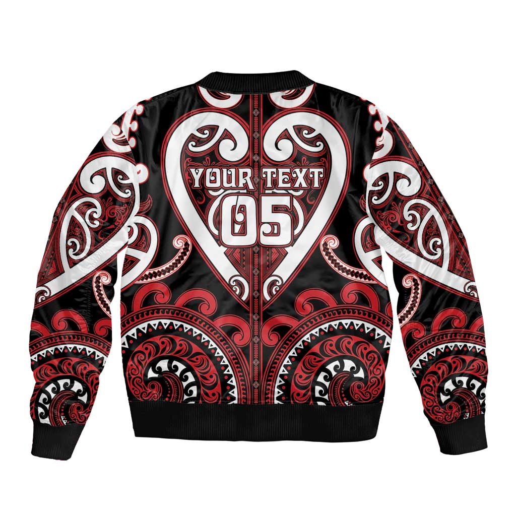 Custom Aotearoa Ngapuhi Bomber Jacket Maori Tribal Pattern LT05 - Polynesian Pride