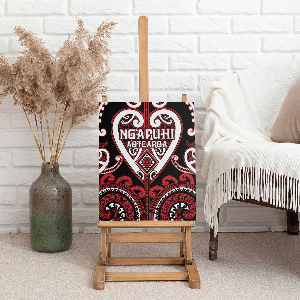 Aotearoa Ngapuhi Canvas Wall Art Maori Tribal Pattern