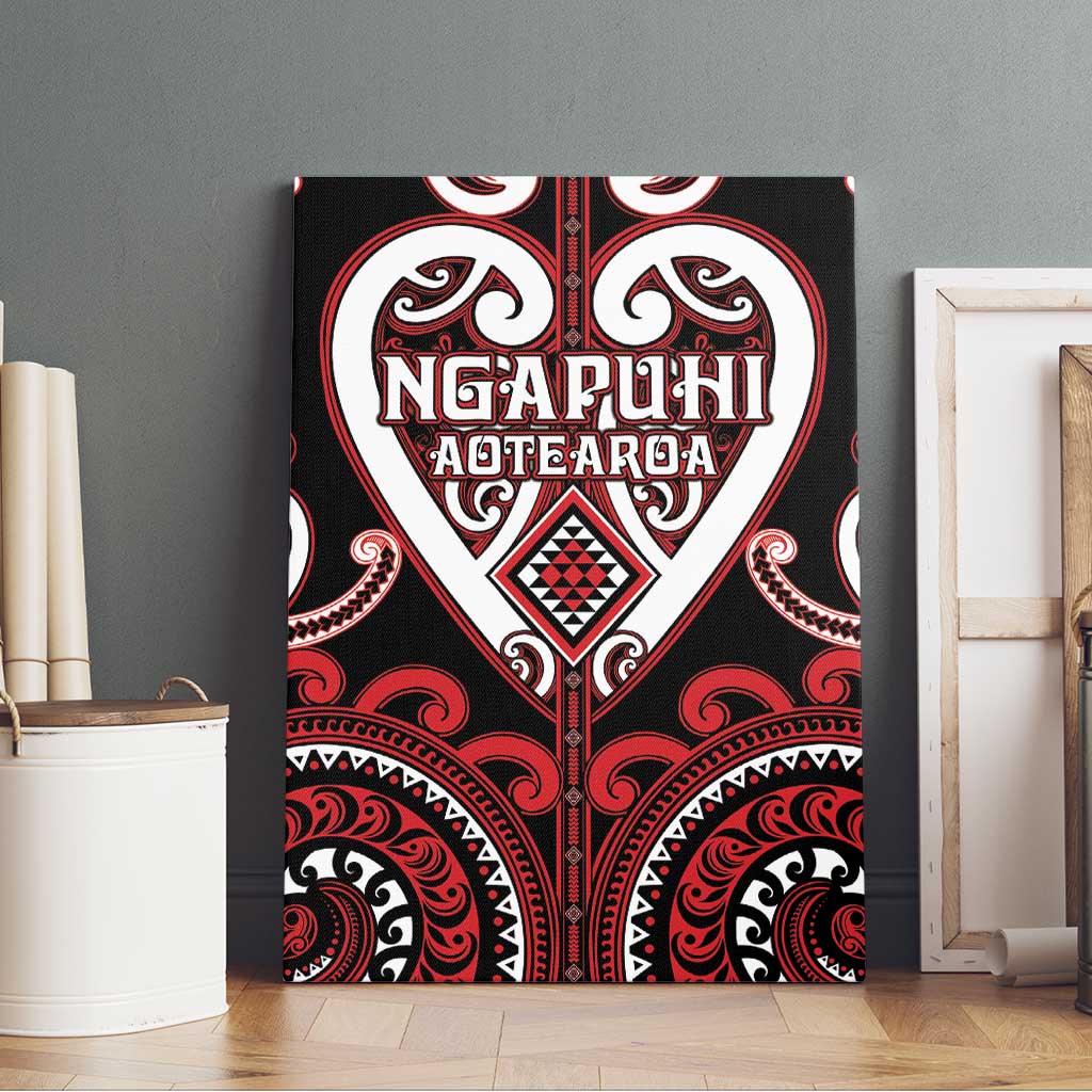 Aotearoa Ngapuhi Canvas Wall Art Maori Tribal Pattern