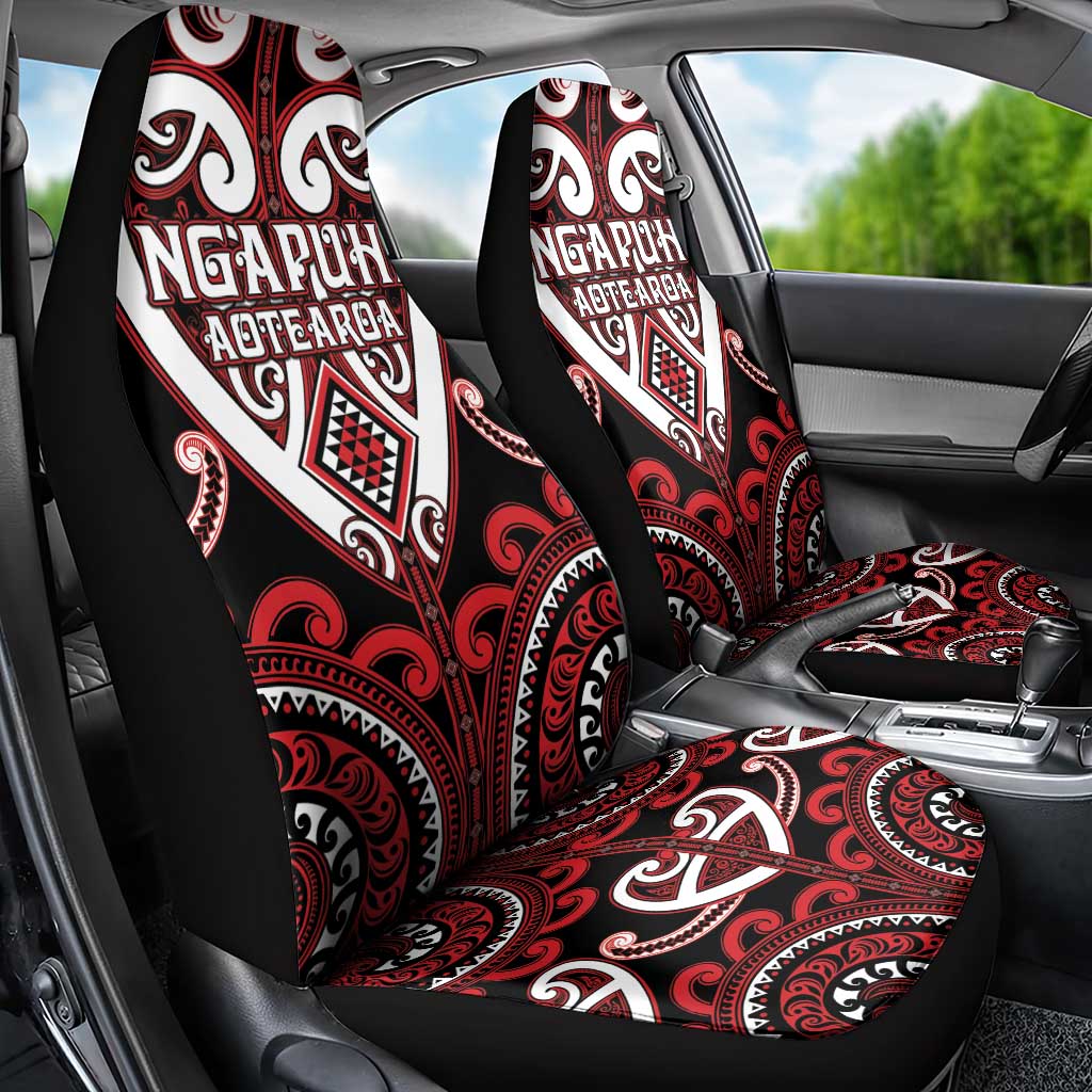 Aotearoa Ngapuhi Car Seat Cover Maori Tribal Pattern