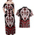 Custom Aotearoa Ngapuhi Couples Matching Off Shoulder Maxi Dress and Hawaiian Shirt Maori Tribal Pattern