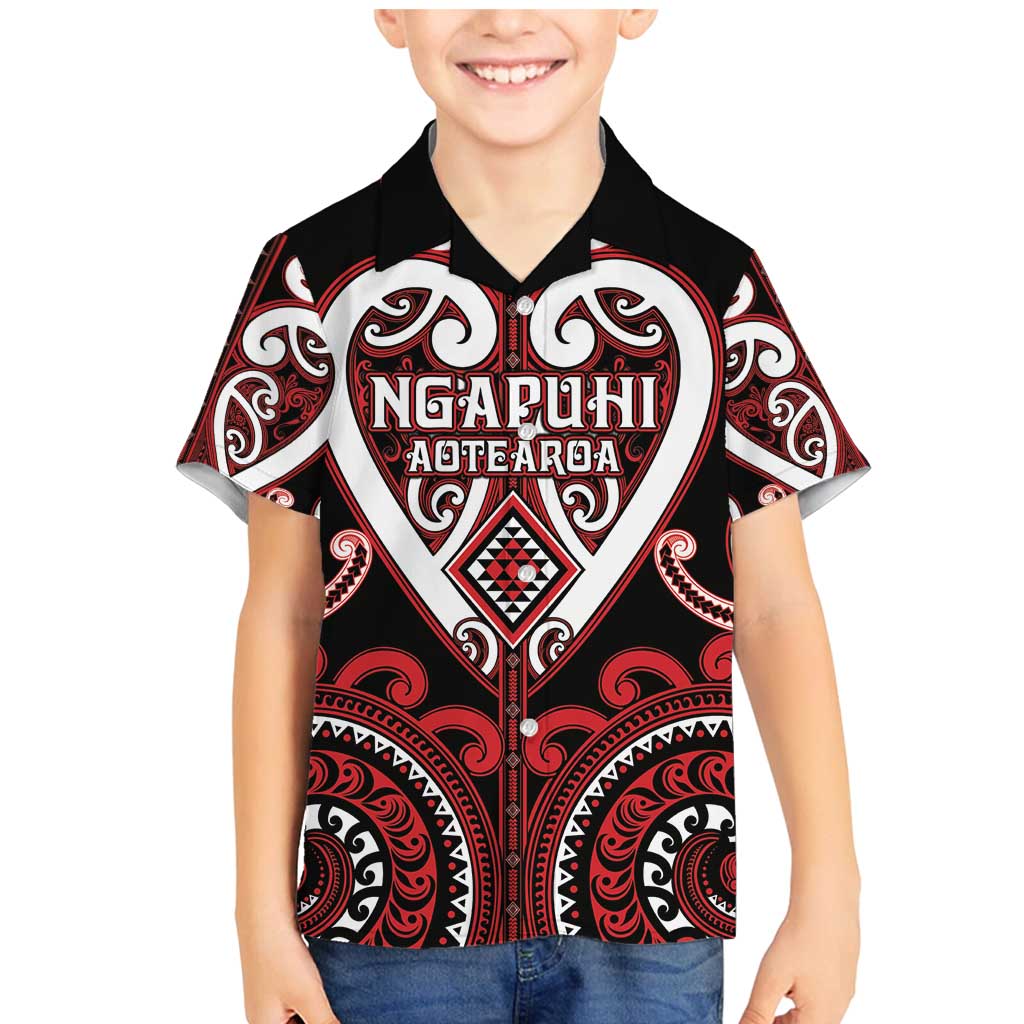 Custom Aotearoa Ngapuhi Family Matching Mermaid Dress and Hawaiian Shirt Maori Tribal Pattern