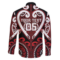 Custom Aotearoa Ngapuhi Family Matching Off The Shoulder Long Sleeve Dress and Hawaiian Shirt Maori Tribal Pattern