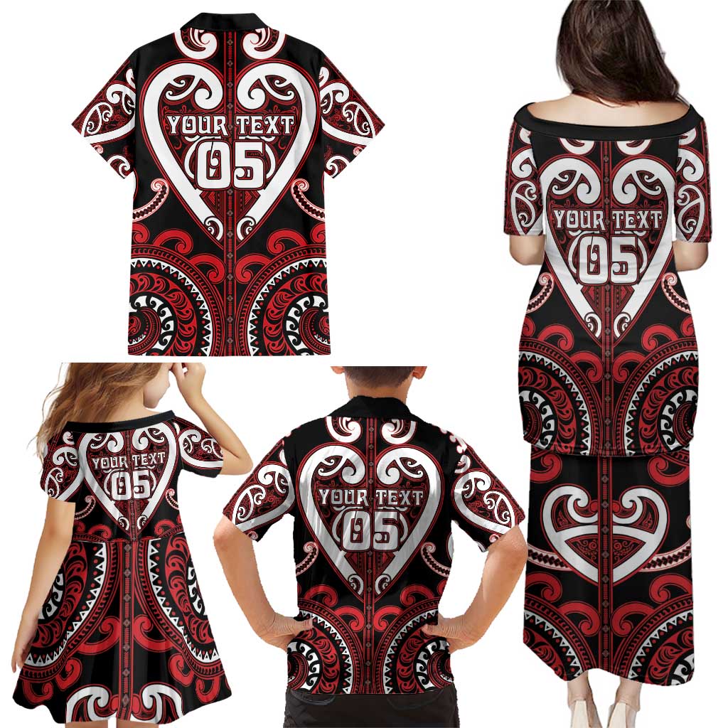 Custom Aotearoa Ngapuhi Family Matching Puletasi and Hawaiian Shirt Maori Tribal Pattern LT05 - Polynesian Pride