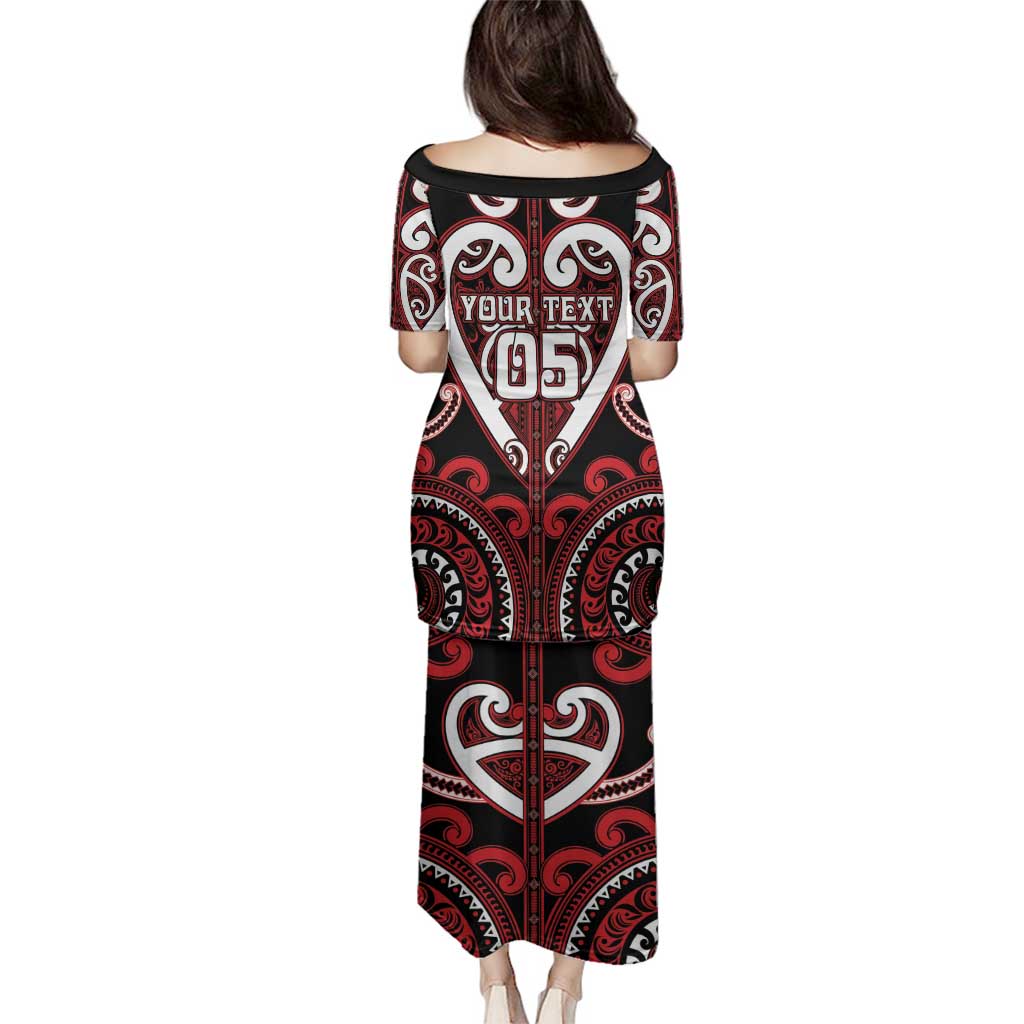 Custom Aotearoa Ngapuhi Family Matching Puletasi and Hawaiian Shirt Maori Tribal Pattern LT05 - Polynesian Pride