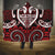 Aotearoa Ngapuhi Hooded Blanket Maori Tribal Pattern