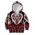 Custom Aotearoa Ngapuhi Kid Hoodie Maori Tribal Pattern