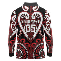 Custom Aotearoa Ngapuhi Long Sleeve Polo Shirt Maori Tribal Pattern LT05 - Polynesian Pride