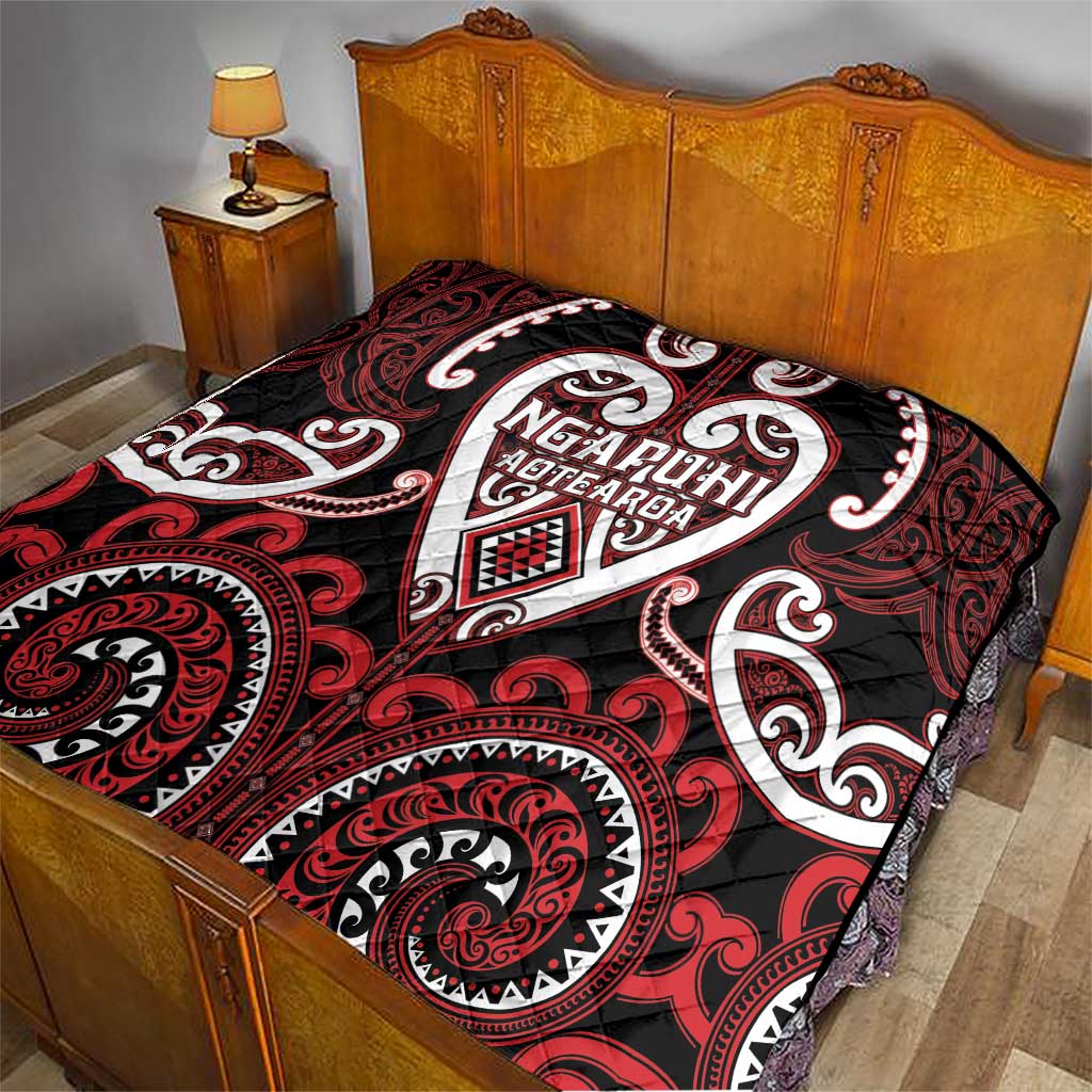 Aotearoa Ngapuhi Quilt Maori Tribal Pattern