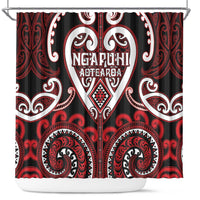 Aotearoa Ngapuhi Shower Curtain Maori Tribal Pattern