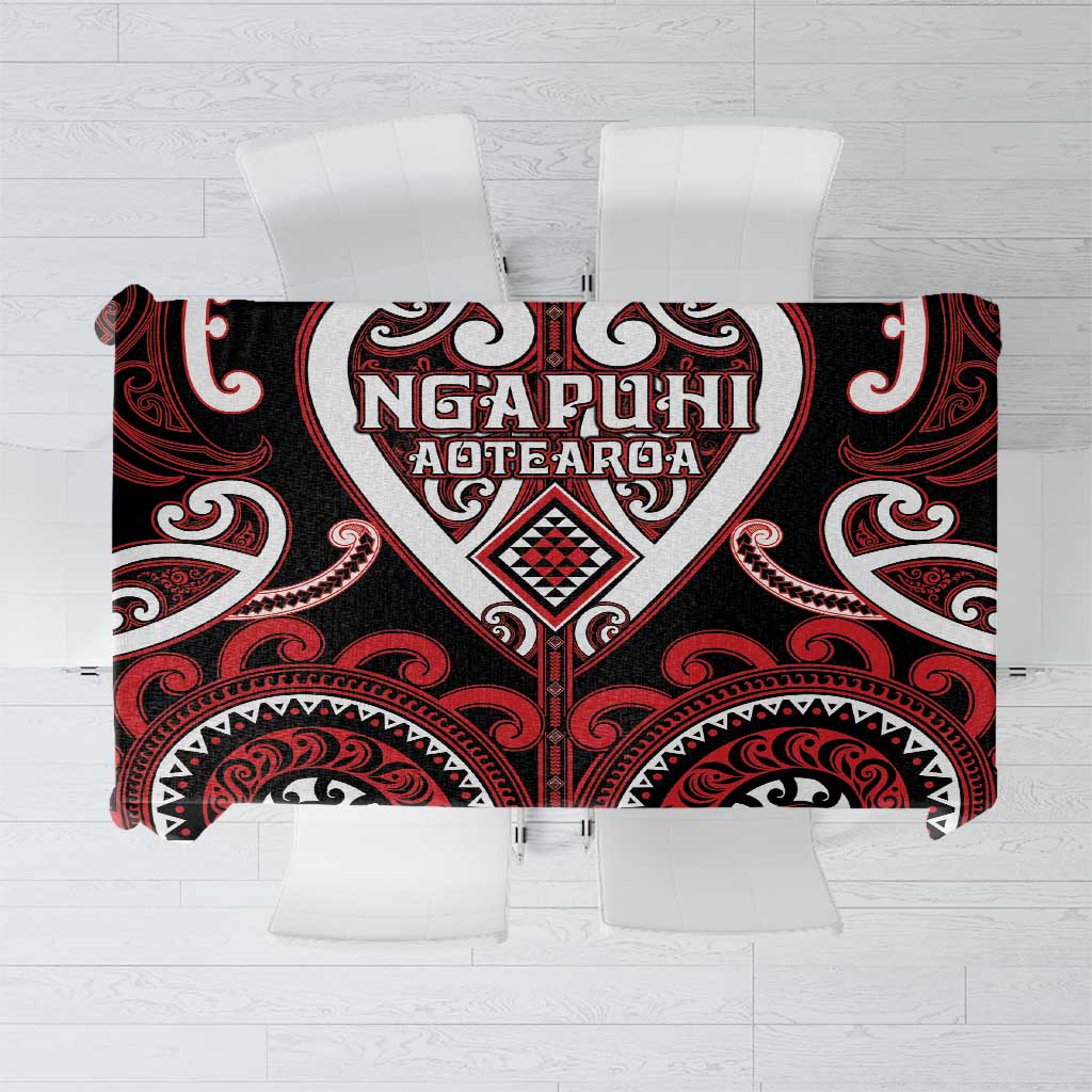 Aotearoa Ngapuhi Tablecloth Maori Tribal Pattern