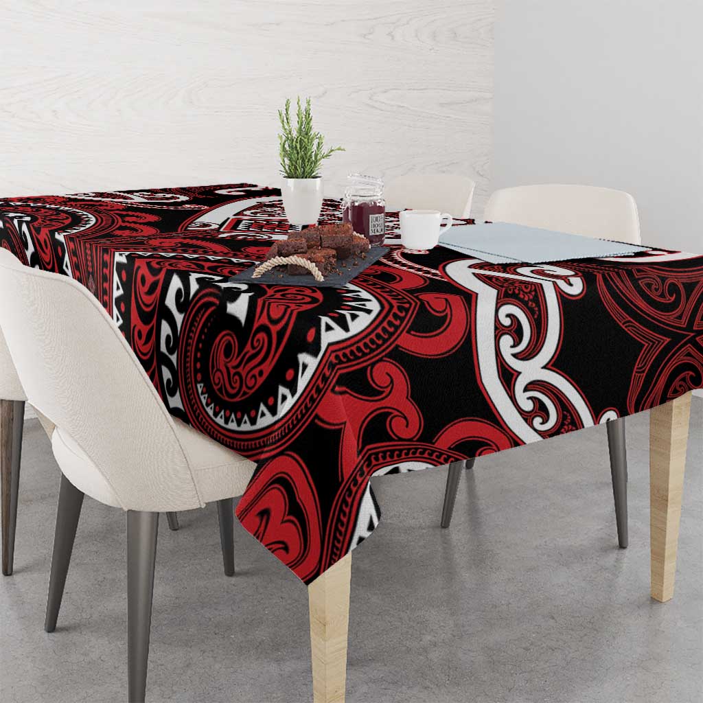 Aotearoa Ngapuhi Tablecloth Maori Tribal Pattern