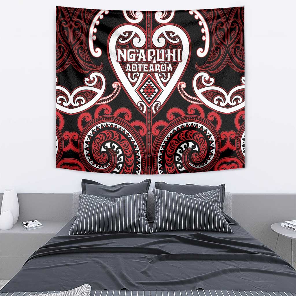Aotearoa Ngapuhi Tapestry Maori Tribal Pattern