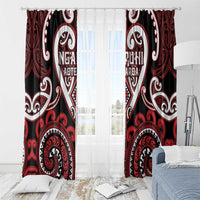 Aotearoa Ngapuhi Window Curtain Maori Tribal Pattern