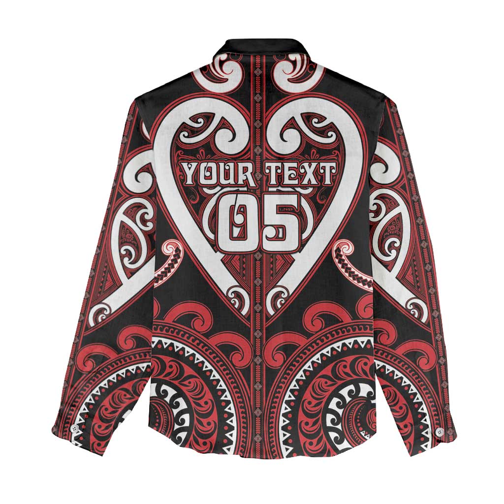 Custom Aotearoa Ngapuhi Women Casual Shirt Maori Tribal Pattern