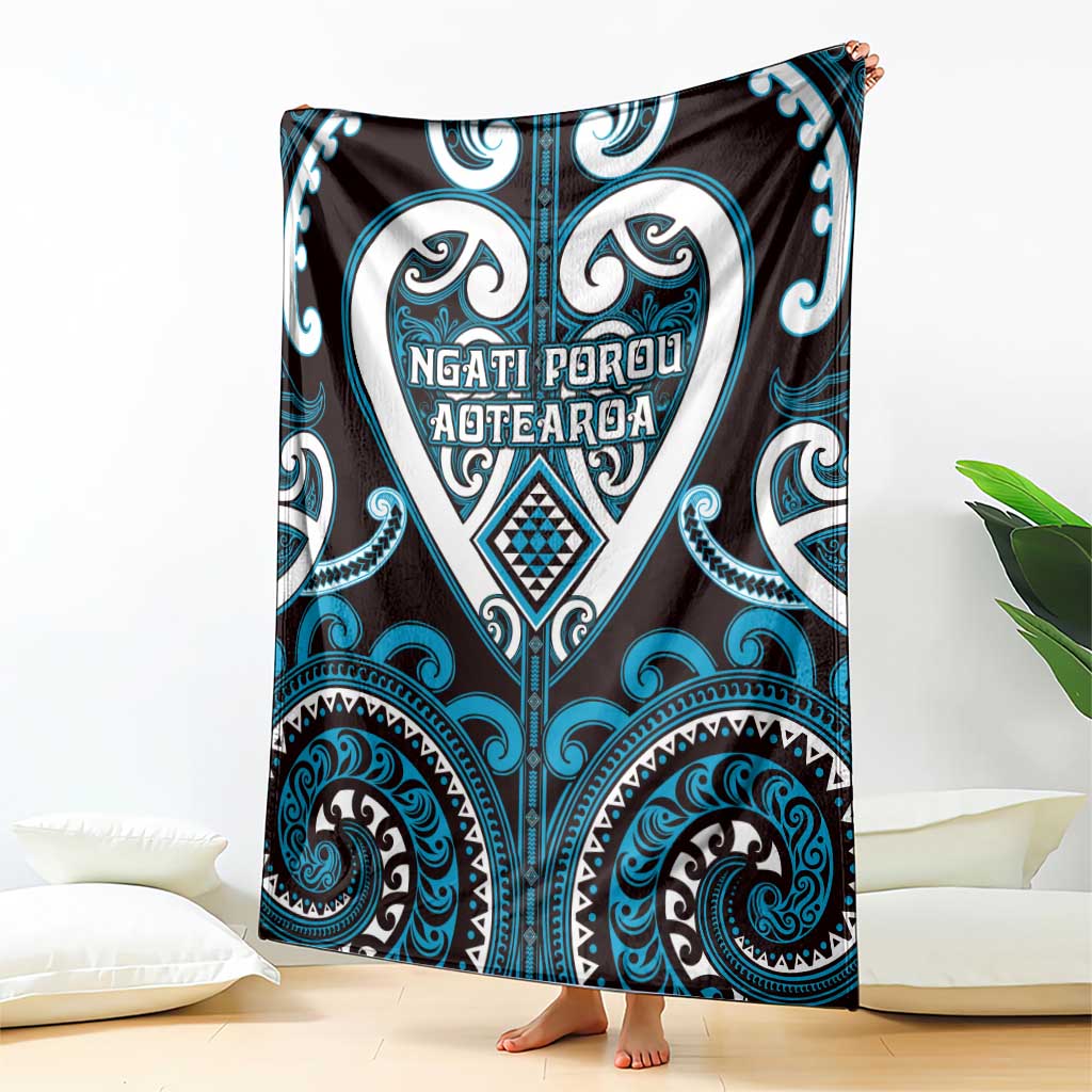 Aotearoa Ngati Porou Blanket Maori Tribal Pattern