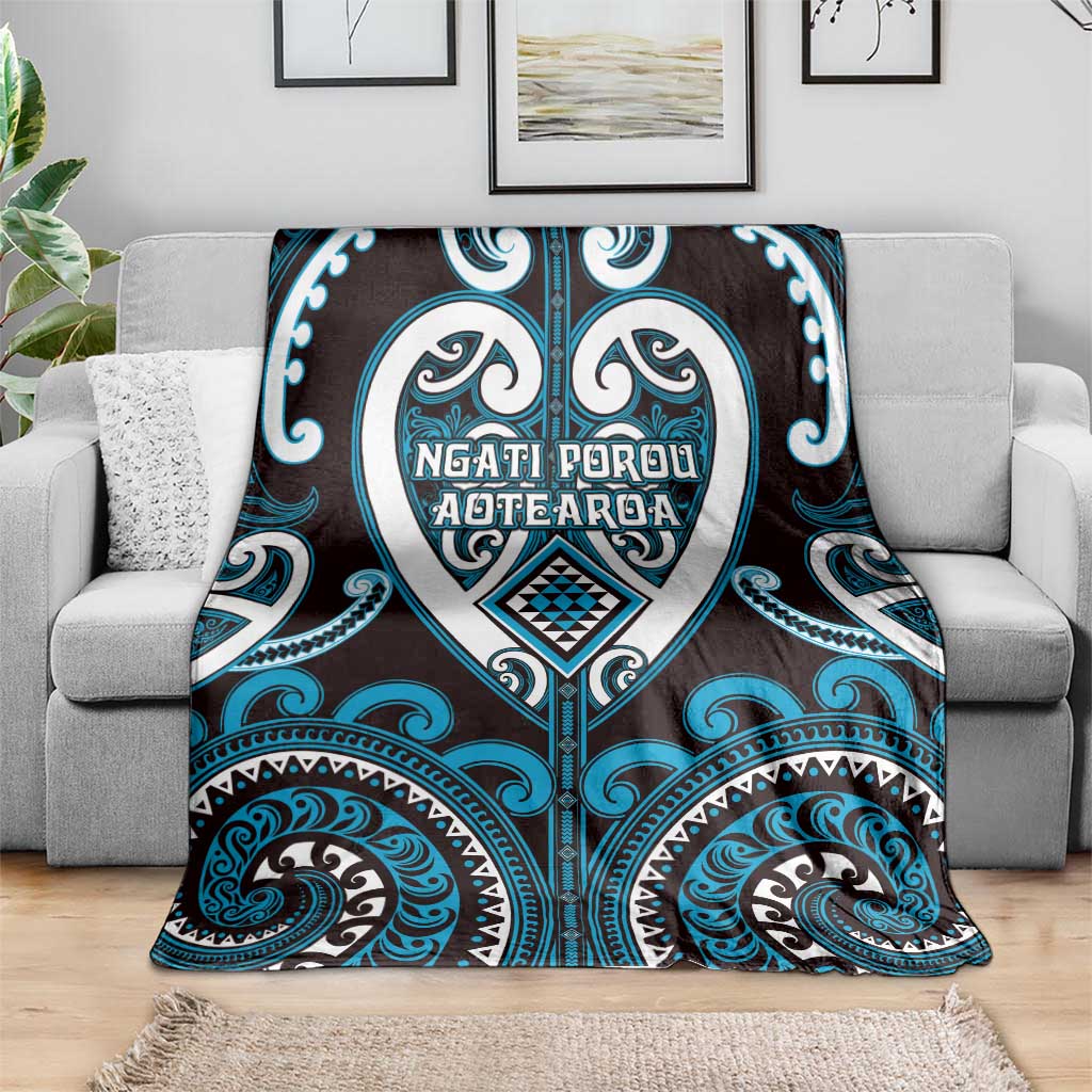 Aotearoa Ngati Porou Blanket Maori Tribal Pattern