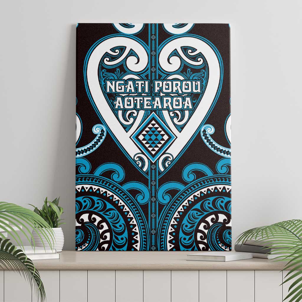 Aotearoa Ngati Porou Canvas Wall Art Maori Tribal Pattern