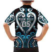 Custom Aotearoa Ngati Porou Family Matching Mermaid Dress and Hawaiian Shirt Maori Tribal Pattern