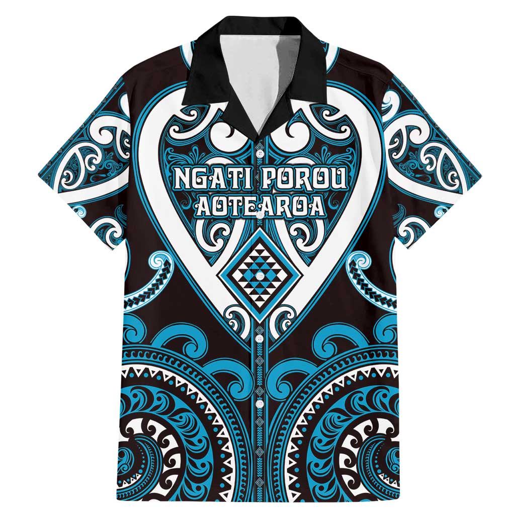 Custom Aotearoa Ngati Porou Family Matching Mermaid Dress and Hawaiian Shirt Maori Tribal Pattern
