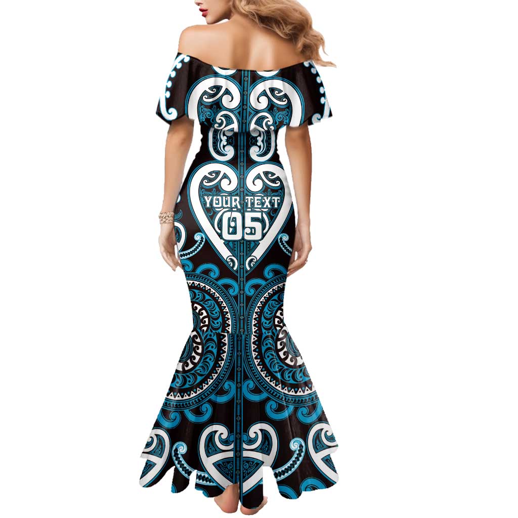 Custom Aotearoa Ngati Porou Family Matching Mermaid Dress and Hawaiian Shirt Maori Tribal Pattern