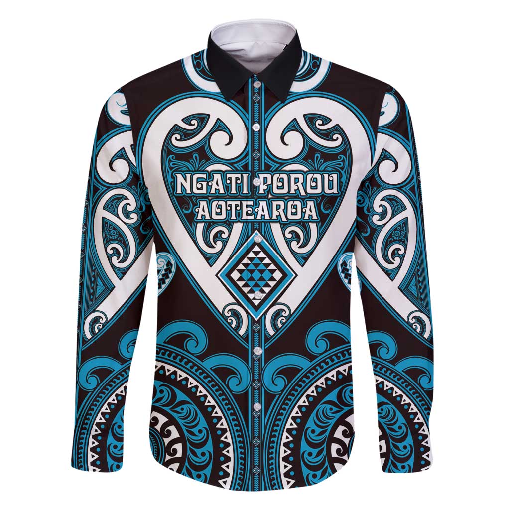 Custom Aotearoa Ngati Porou Family Matching Off Shoulder Short Dress and Hawaiian Shirt Maori Tribal Pattern