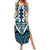 Custom Aotearoa Ngati Porou Family Matching Summer Maxi Dress and Hawaiian Shirt Maori Tribal Pattern