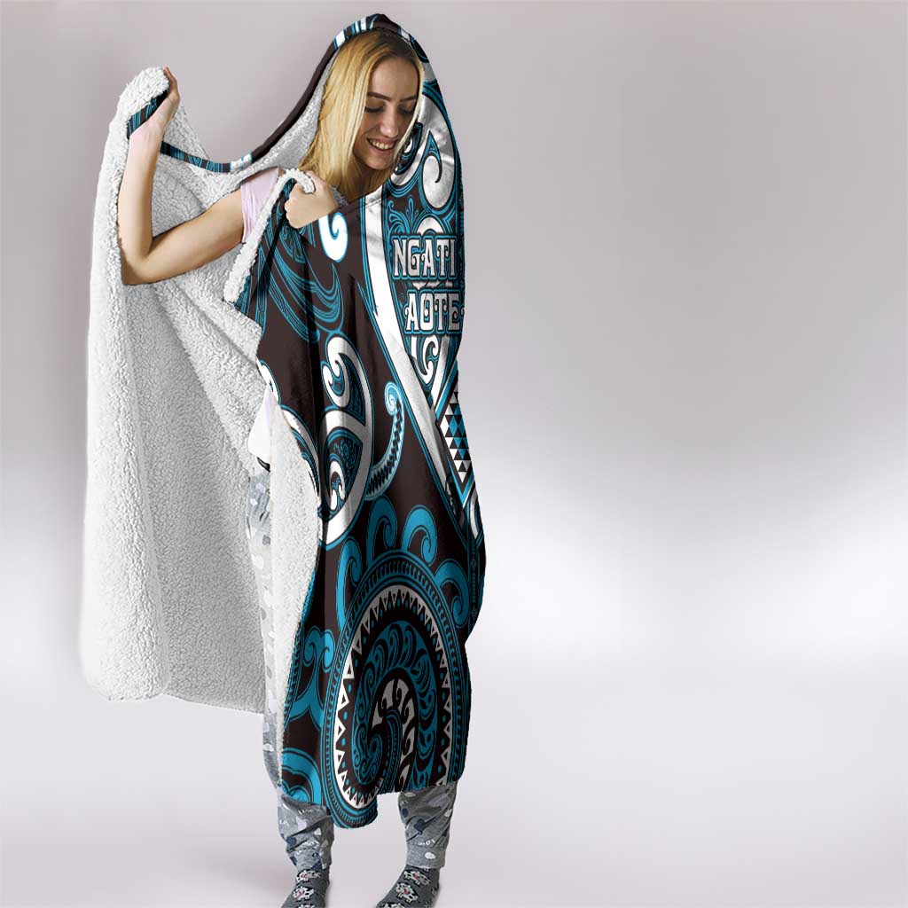 Aotearoa Ngati Porou Hooded Blanket Maori Tribal Pattern