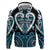 Custom Aotearoa Ngati Porou Hoodie Maori Tribal Pattern