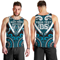 Custom Aotearoa Ngati Porou Men Tank Top Maori Tribal Pattern