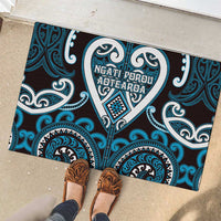 Aotearoa Ngati Porou Rubber Doormat Maori Tribal Pattern