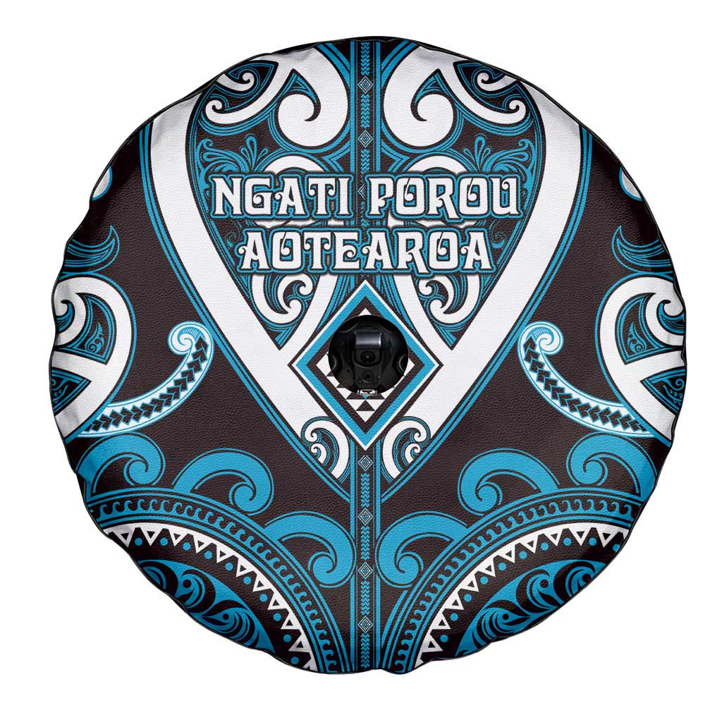 Aotearoa Ngati Porou Spare Tire Cover Maori Tribal Pattern LT05 - Polynesian Pride