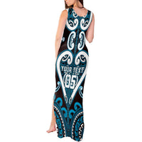 Custom Aotearoa Ngati Porou Tank Maxi Dress Maori Tribal Pattern