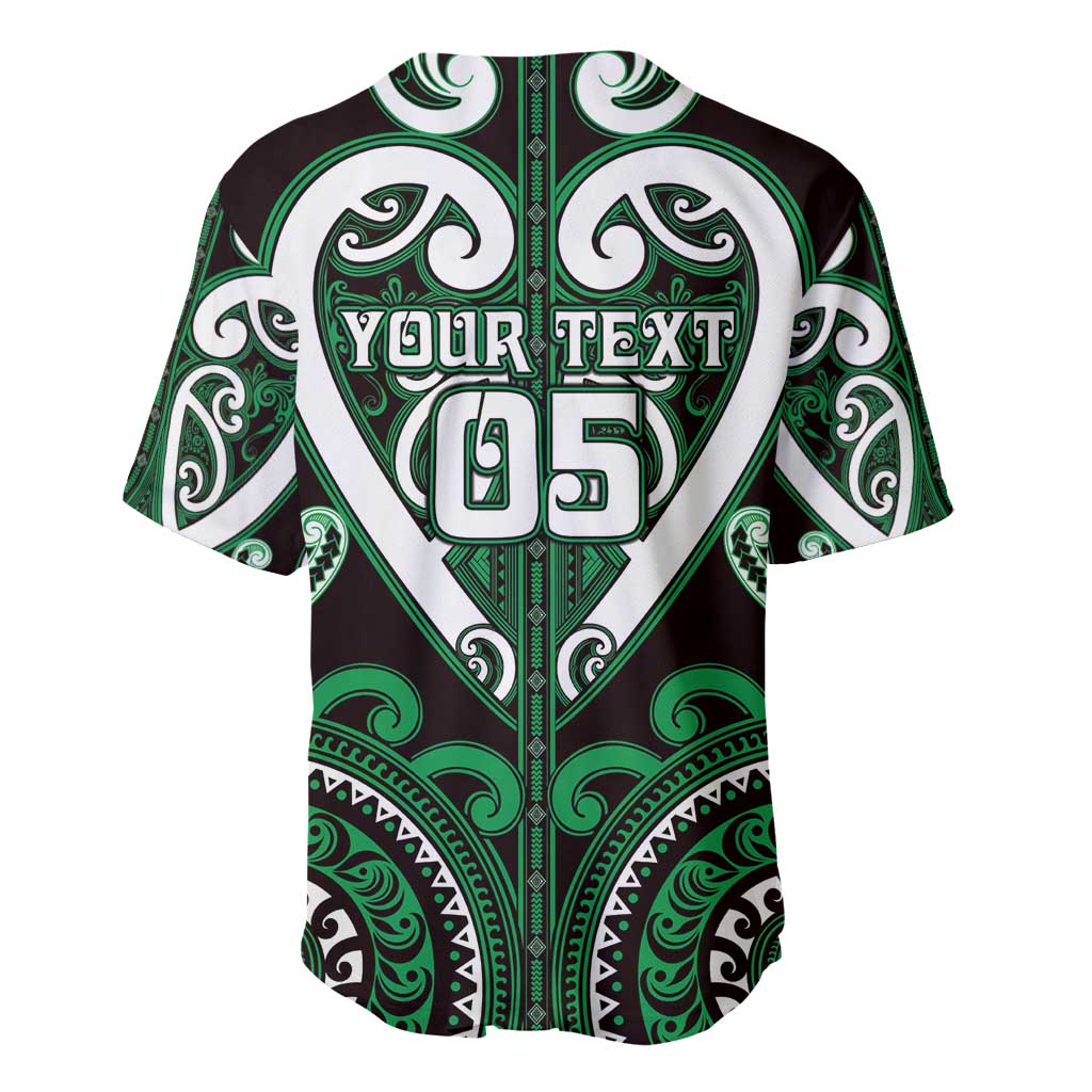 Custom Aotearoa Ngai Tahu Baseball Jersey Maori Tribal Pattern