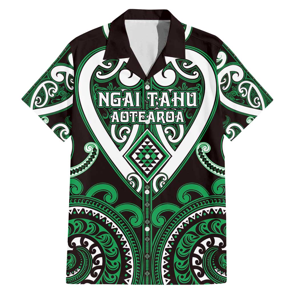 Custom Aotearoa Ngai Tahu Family Matching Mermaid Dress and Hawaiian Shirt Maori Tribal Pattern
