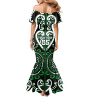 Custom Aotearoa Ngai Tahu Family Matching Mermaid Dress and Hawaiian Shirt Maori Tribal Pattern