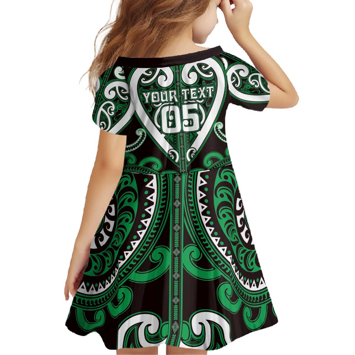 Custom Aotearoa Ngai Tahu Family Matching Off The Shoulder Long Sleeve Dress and Hawaiian Shirt Maori Tribal Pattern