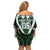 Custom Aotearoa Ngai Tahu Family Matching Off Shoulder Short Dress and Hawaiian Shirt Maori Tribal Pattern
