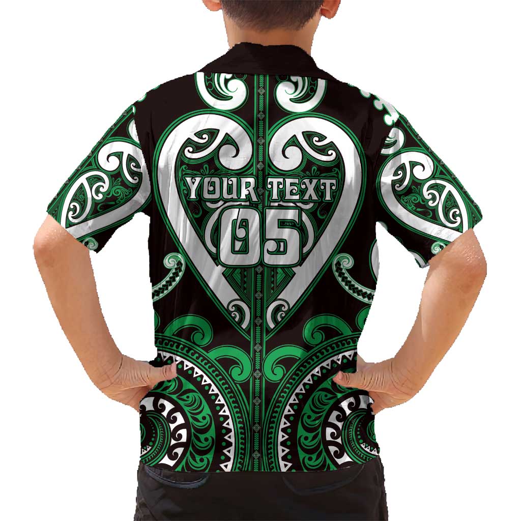 Custom Aotearoa Ngai Tahu Family Matching Puletasi and Hawaiian Shirt Maori Tribal Pattern LT05 - Polynesian Pride