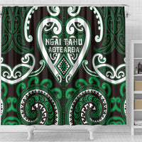 Aotearoa Ngai Tahu Shower Curtain Maori Tribal Pattern