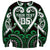 Custom Aotearoa Ngai Tahu Sweatshirt Maori Tribal Pattern