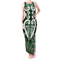 Custom Aotearoa Ngai Tahu Tank Maxi Dress Maori Tribal Pattern