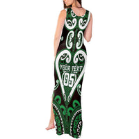 Custom Aotearoa Ngai Tahu Tank Maxi Dress Maori Tribal Pattern