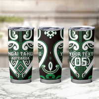 Custom Aotearoa Ngai Tahu Tumbler Cup Maori Tribal Pattern
