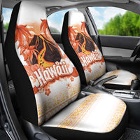 Hawaiian Volcano Lava Flow Car Seat Cover With Hawaiian Tapa Pattern