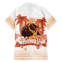 Hawaiian Volcano Lava Flow Family Matching Summer Maxi Dress and Hawaiian Shirt With Hawaiian Tapa Pattern LT05 - Polynesian Pride