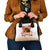 Hawaiian Volcano Lava Flow Shoulder Handbag With Hawaiian Tapa Pattern