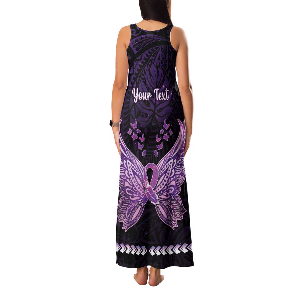 Personalised Alzheimer's Awareness Tank Maxi Dress You May Not Remember But I Will Never Forget